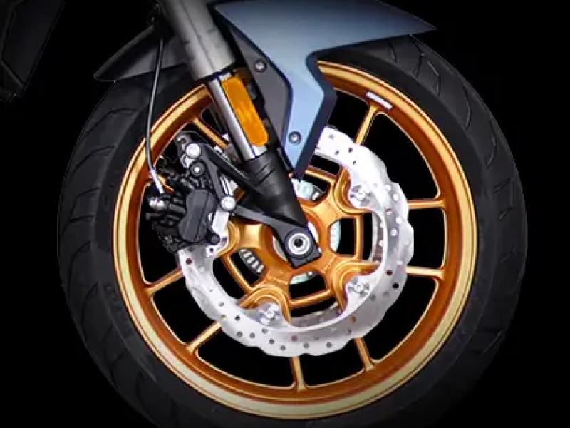 Nissin Brakes With Bosch Dual Channel ABS