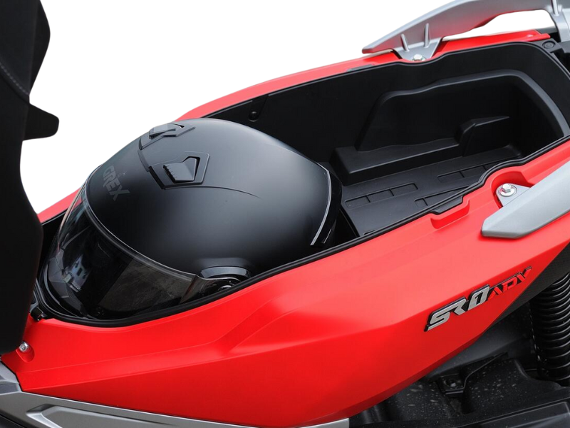 Large underseat storage